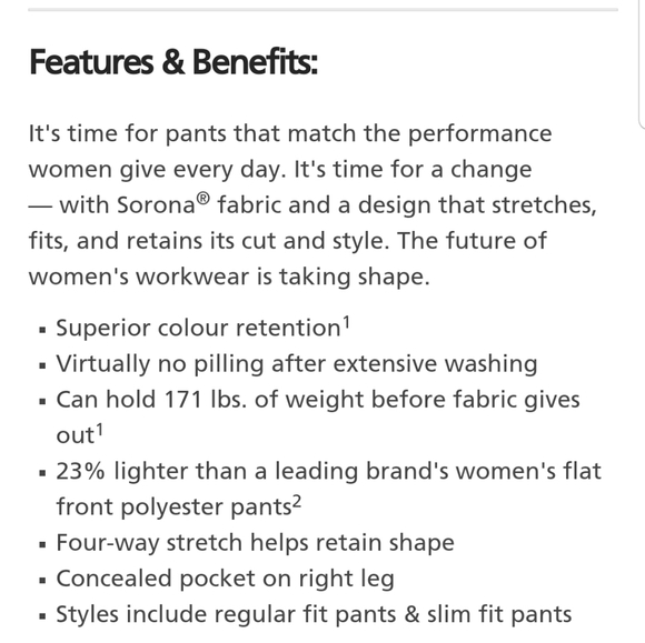 CANADIAN LINEN | FlexFit uniform stretch work pant - Picture 10 of 10